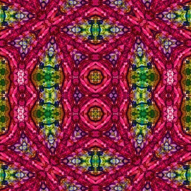 Kusursuz sanat modeli. Kusursuz sanat soyut arka plan. Etnik doku. Kaleydoskop