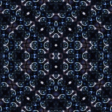 Kusursuz sanat modeli. Kusursuz sanat soyut arka plan. Etnik doku. Kaleydoskop