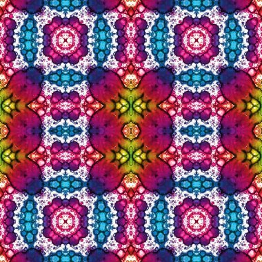 Kusursuz sanat modeli. Kusursuz sanat soyut arka plan. Etnik doku. Kaleydoskop