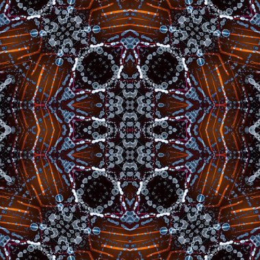 Kusursuz sanat modeli. Kusursuz sanat soyut arka plan. Etnik doku. Kaleydoskop arkaplanı