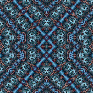 Kusursuz sanat modeli. Kusursuz sanat soyut arka plan. Etnik doku. Kaleydoskop