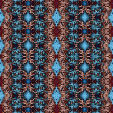 Kusursuz sanat modeli. Kusursuz sanat soyut arka plan. Etnik doku. Kaleydoskop