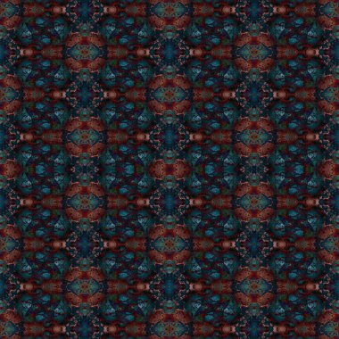 Kusursuz sanat modeli. Kusursuz sanat soyut arka plan. Etnik doku. Kaleydoskop arkaplanı