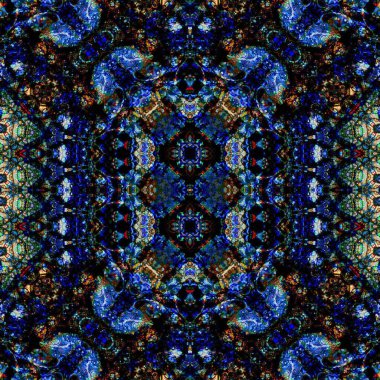 Kusursuz sanat modeli. Kusursuz sanat soyut arka plan. Etnik doku. Kaleydoskop