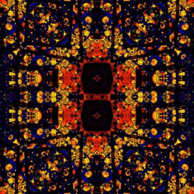 Kusursuz sanat modeli. Kusursuz sanat soyut arka plan. Etnik doku. Kaleydoskop arkaplanı