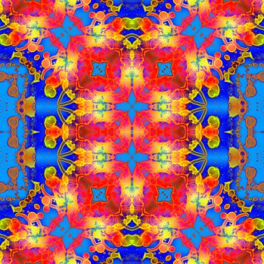 Kusursuz sanat modeli. Kusursuz sanat soyut arka plan. Etnik doku. Kaleydoskop