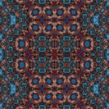 Kusursuz sanat modeli. Kusursuz sanat soyut arka plan. Etnik doku. Kaleydoskop