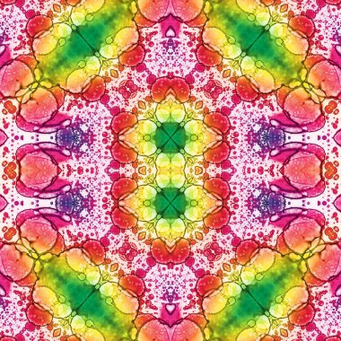 Kusursuz sanat modeli. Kusursuz sanat soyut arka plan. Etnik doku. Kaleydoskop