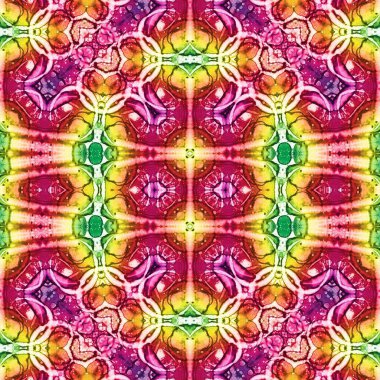 Kusursuz sanat modeli. Kusursuz sanat soyut arka plan. Etnik doku. Kaleydoskop