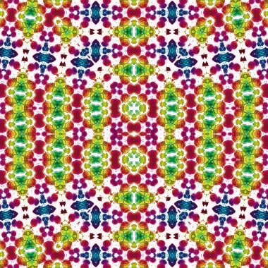 Kusursuz sanat modeli. Kusursuz sanat soyut arka plan. Etnik doku. Kaleydoskop arkaplanı