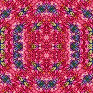 Kusursuz sanat modeli. Kusursuz sanat soyut arka plan. Etnik doku. Kaleydoskop arkaplanı