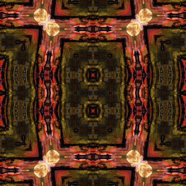 Kusursuz sanat modeli. Kusursuz sanat soyut arka plan. Etnik doku. Kaleydoskop