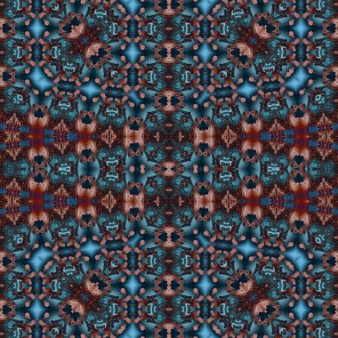 Kusursuz sanat modeli. Kusursuz sanat soyut arka plan. Etnik doku. Kaleydoskop