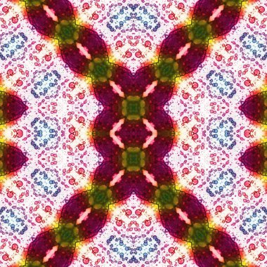 Kusursuz sanat modeli. Kusursuz sanat soyut arka plan. Etnik doku. Kaleydoskop