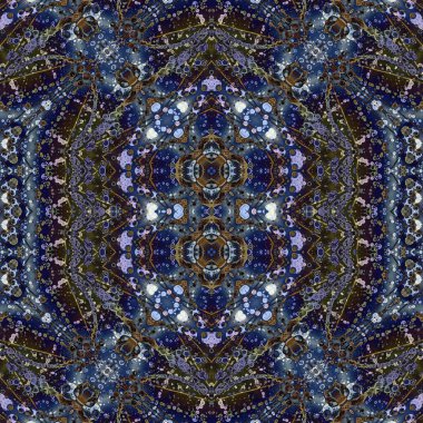 Kusursuz sanat modeli. Kusursuz sanat soyut arka plan. Etnik doku. Kaleydoskop arkaplanı