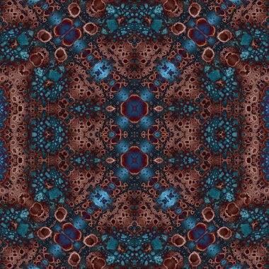 Kusursuz sanat modeli. Kusursuz sanat soyut arka plan. Etnik doku. Kaleydoskop arkaplanı