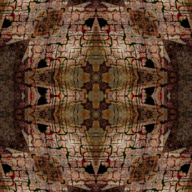 Kusursuz sanat modeli. Kusursuz sanat soyut arka plan. Etnik doku. Kaleydoskop arkaplanı