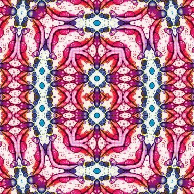 Kusursuz sanat modeli. Kusursuz sanat soyut arka plan. Etnik doku. Kaleydoskop arkaplanı