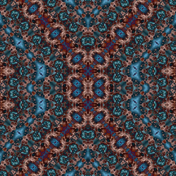 Kusursuz sanat modeli. Kusursuz sanat soyut arka plan. Etnik doku. Kaleydoskop