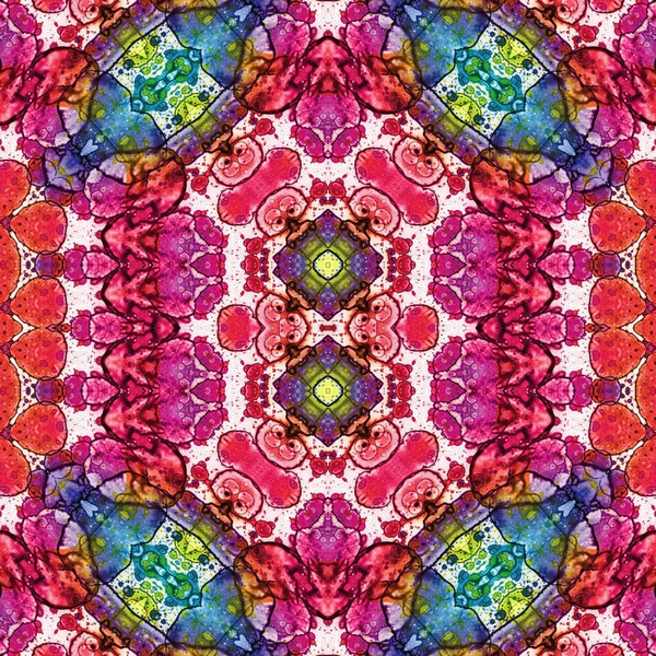 Kusursuz sanat modeli. Kusursuz sanat soyut arka plan. Etnik doku. Kaleydoskop