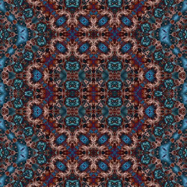 Kusursuz sanat modeli. Kusursuz sanat soyut arka plan. Etnik doku. Kaleydoskop