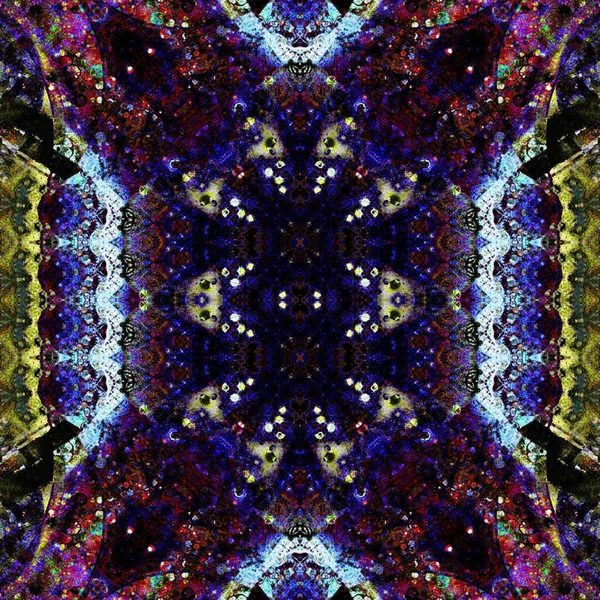 Kusursuz sanat modeli. Kusursuz sanat soyut arka plan. Etnik doku. Kaleydoskop