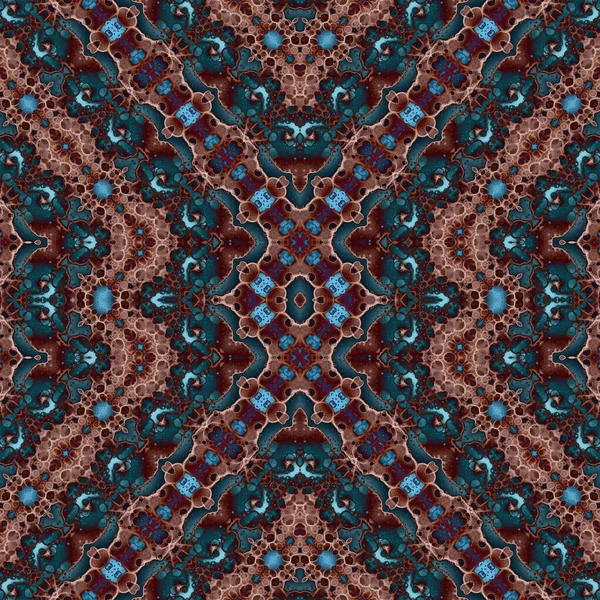 Kusursuz sanat modeli. Kusursuz sanat soyut arka plan. Etnik doku. Kaleydoskop arkaplanı