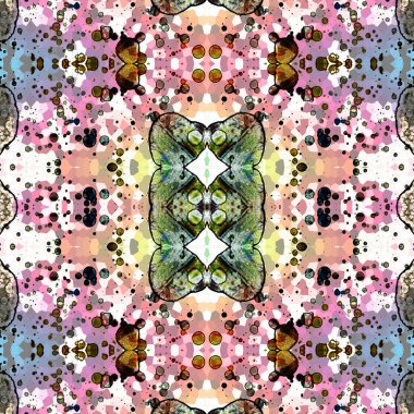 Kusursuz sanat modeli. Kusursuz sanat soyut arka plan. Etnik doku. Kaleydoskop