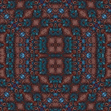 Kusursuz sanat modeli. Kusursuz sanat soyut arka plan. Etnik doku. Kaleydoskop arkaplanı