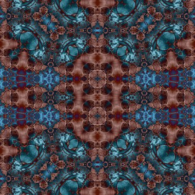 Kusursuz sanat modeli. Kusursuz sanat soyut arka plan. Etnik doku. Kaleydoskop