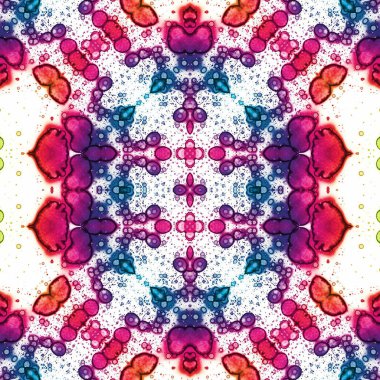 Kusursuz sanat modeli. Kusursuz sanat soyut arka plan. Etnik doku. Kaleydoskop arkaplanı