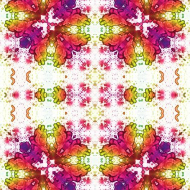 Kusursuz sanat modeli. Kusursuz sanat soyut arka plan. Etnik doku. Kaleydoskop arkaplanı