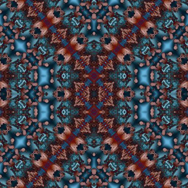 Kusursuz sanat modeli. Kusursuz sanat soyut arka plan. Etnik doku. Kaleydoskop