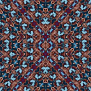 Kusursuz sanat modeli. Kusursuz sanat soyut arka plan. Etnik doku. Kaleydoskop arkaplanı