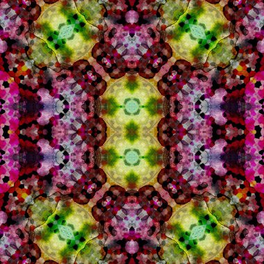 Kusursuz sanat modeli. Kusursuz sanat soyut arka plan. Etnik doku. Kaleydoskop arkaplanı