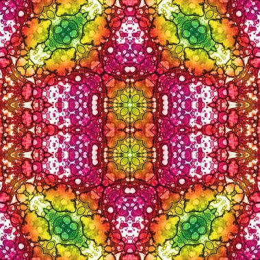 Kusursuz sanat modeli. Kusursuz sanat soyut arka plan. Etnik doku. Kaleydoskop arkaplanı