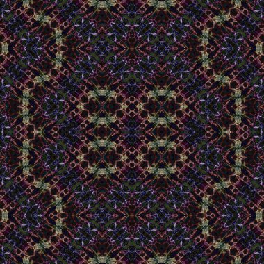 Kusursuz sanat modeli. Kusursuz sanat soyut arka plan. Etnik doku. Kaleydoskop