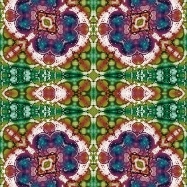 Kusursuz sanat modeli. Kusursuz sanat soyut arka plan. Etnik doku. Kaleydoskop