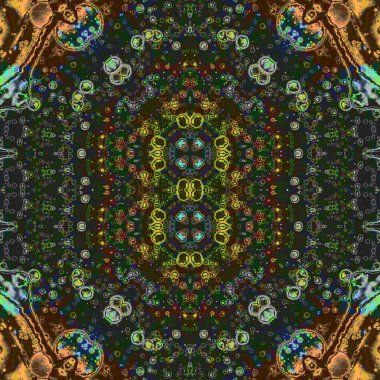 Kusursuz sanat modeli. Kusursuz sanat soyut arka plan. Etnik doku. Kaleydoskop arkaplanı