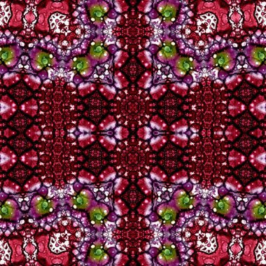 Kusursuz sanat modeli. Kusursuz sanat soyut arka plan. Etnik doku. Kaleydoskop