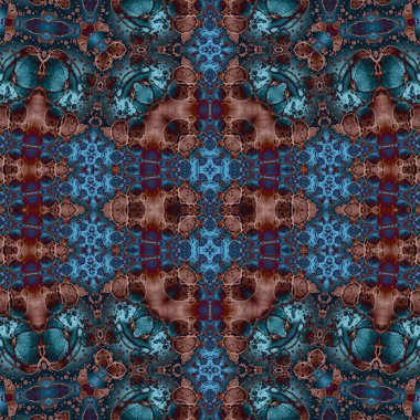 Kusursuz sanat modeli. Kusursuz sanat soyut arka plan. Etnik doku. Kaleydoskop