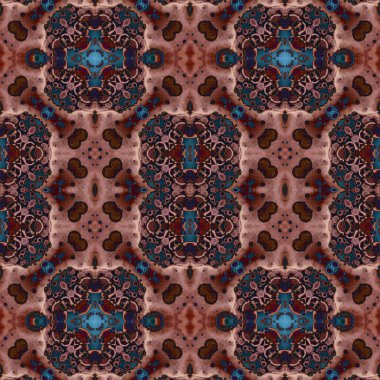 Kusursuz sanat modeli. Kusursuz sanat soyut arka plan. Etnik doku. Kaleydoskop