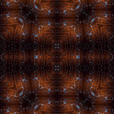 Kusursuz sanat modeli. Kusursuz sanat soyut arka plan. Etnik doku. Kaleydoskop