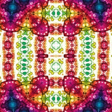 Kusursuz sanat modeli. Kusursuz sanat soyut arka plan. Etnik doku. Kaleydoskop