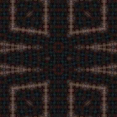 Kusursuz sanat modeli. Kusursuz sanat soyut arka plan. Etnik doku. Kaleydoskop