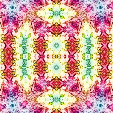 Kusursuz sanat modeli. Kusursuz sanat soyut arka plan. Etnik doku. Kaleydoskop