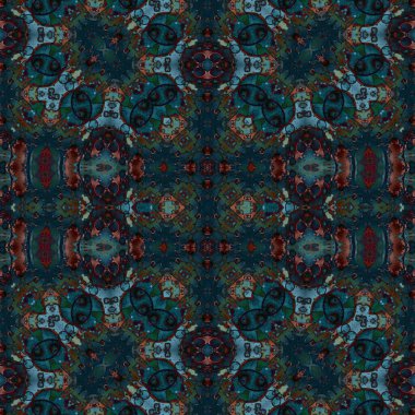 Kusursuz sanat modeli. Kusursuz sanat soyut arka plan. Etnik doku. Kaleydoskop arkaplanı