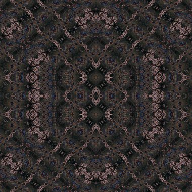 Kusursuz sanat modeli. Kusursuz sanat soyut arka plan. Etnik doku. Kaleydoskop