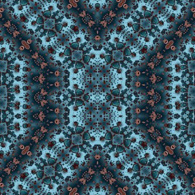 Kusursuz sanat modeli. Kusursuz sanat soyut arka plan. Etnik doku. Kaleydoskop