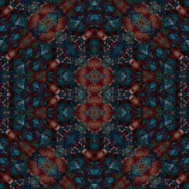 Kusursuz sanat modeli. Kusursuz sanat soyut arka plan. Etnik doku. Kaleydoskop